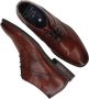 Bugatti Bruine Leren Veterschoen voor Heren Brown Heren - Thumbnail 4