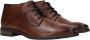 Bugatti Bruine Leren Veterschoen voor Heren Brown Heren - Thumbnail 4