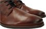 Bugatti Bruine Leren Veterschoen voor Heren Brown Heren - Thumbnail 6