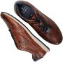 Bugatti Casual leren sneakers met versterkte hiel Brown Heren - Thumbnail 11