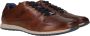 Bugatti Casual leren sneakers met versterkte hiel Brown Heren - Thumbnail 16