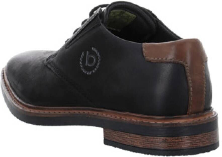 Bugatti Elegante Zwarte Heren Zakelijke Schoenen