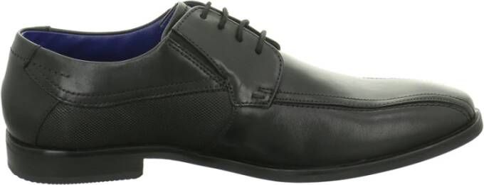 Bugatti Elegante Zwarte Zakelijke Schoenen voor Heren