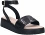 Bugatti Platte sandalen Zwart Dames - Thumbnail 10