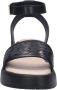 Bugatti Platte sandalen Zwart Dames - Thumbnail 6