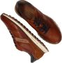 Bugatti leren heren sneakers bruin cognac Uitneembare zool - Thumbnail 9