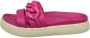 Bugatti Roze Dames Slide Sandalen - Thumbnail 3