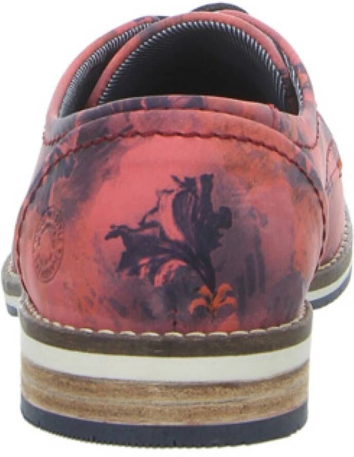 Bullboxer Casual veterschoenen in rood