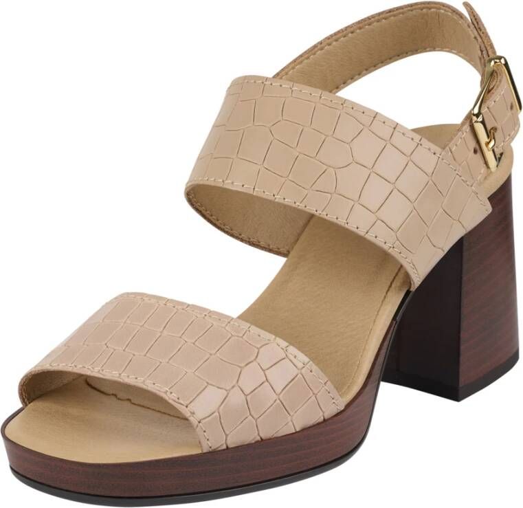 Bullboxer High Heel Sandals Beige Dames