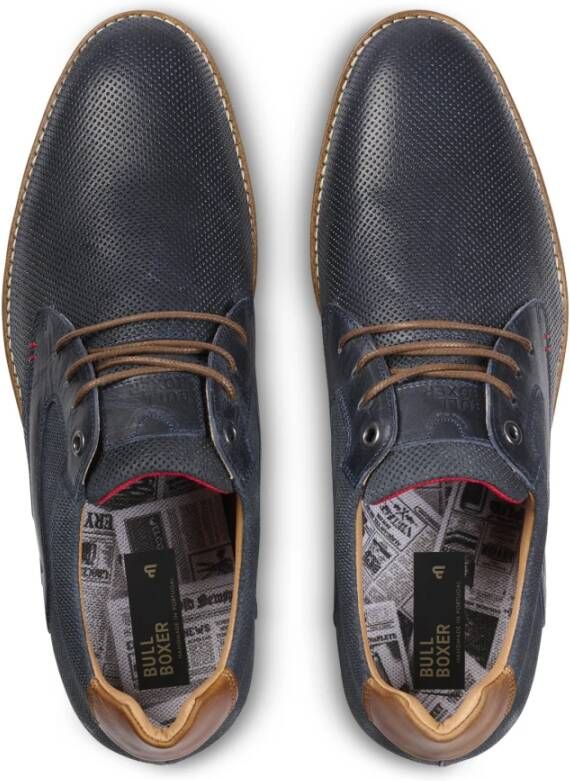 Bullboxer Tijdloze veterschoenen Blue Heren