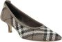 Burberry Asymmetrische Check Pumps met Kitten Heel Multicolor Dames - Thumbnail 8