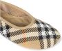 Burberry Geruite Gebreide Baby Ballerina's Schoenen Beige Dames - Thumbnail 12