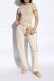 Burberry Ballerina's met stretch bovenwerk en platte zool Pink Dames - Thumbnail 9
