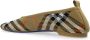 Burberry Geruite Gebreide Baby Ballerina's Schoenen Beige Dames - Thumbnail 7