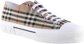 Burberry Beige Low Top Sneakers Multicolor Heren