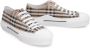 Burberry Beige Sneakers van Biologisch Katoen met Vintage Check Motief Beige Heren - Thumbnail 13