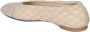 Burberry Beige Quilted Leather Ballerinas - Thumbnail 2