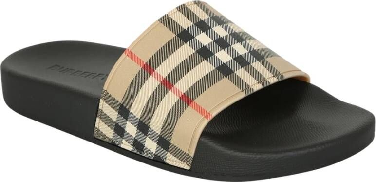 Burberry Beige Sandalen Vintage Check Patroon Beige Dames