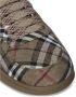 Burberry Geruit Patroon Veterschoenen Platte Zool Brown Heren - Thumbnail 8