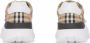 Burberry Beige Sneakers met Velcro Sluiting Multicolor Dames - Thumbnail 2