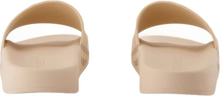 Burberry Beige Synthetische Furley Sandalen