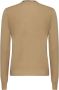 Burberry Beige Wollen Trui Ribbelboord - Thumbnail 2