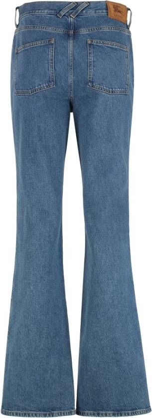 Burberry Bootcut Jeans met Logo Klinknagels