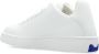 Burberry Witte leren boxsneakers Gestructureerd kalfsleer White Dames - Thumbnail 10