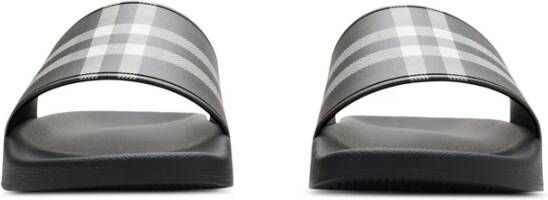 Burberry Bruin Geruit Patroon Open Teen Schoenen
