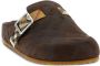 Burberry Bruin Geruit Patroon Riem Suède Schoenen - Thumbnail 2