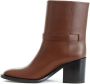 Burberry Bruin Leren Enkellaarzen 100% Authentiek Bruin Dames - Thumbnail 3