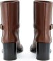 Burberry Bruin Leren Enkellaarzen 100% Authentiek Bruin Dames - Thumbnail 5