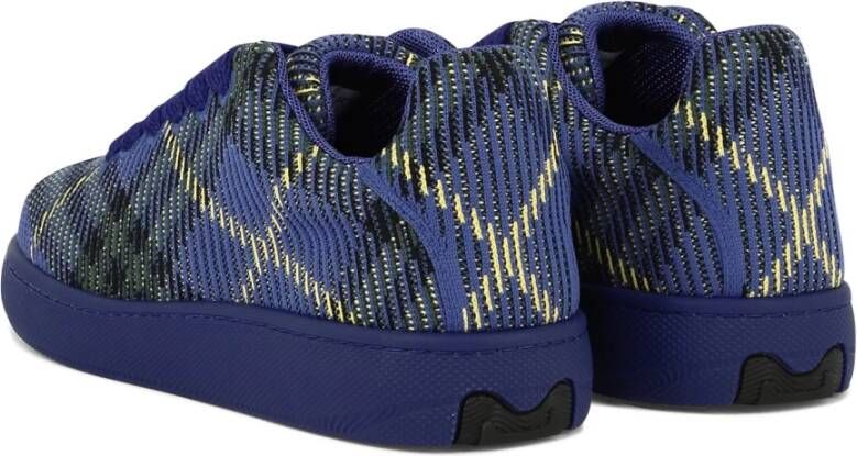 Burberry Check Knit Box Sneakers Multicolor Heren