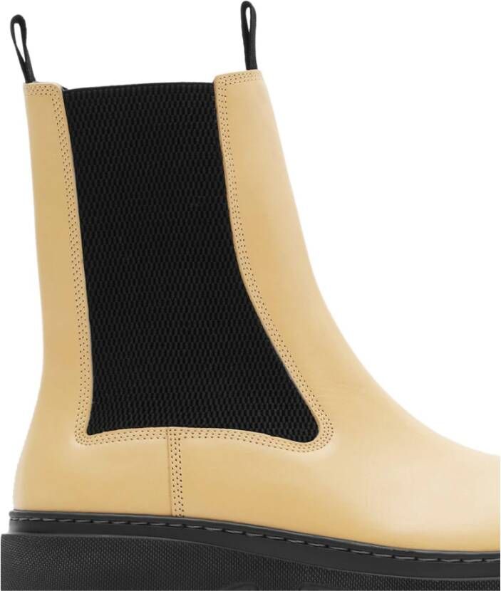 Burberry Chelsea Boots Beige Dames