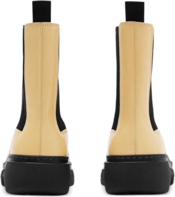 Burberry Chelsea Boots Beige Dames