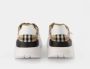 Burberry Sneakers met Vintage Check-patroon en klittenbandsluiting Beige Dames - Thumbnail 4