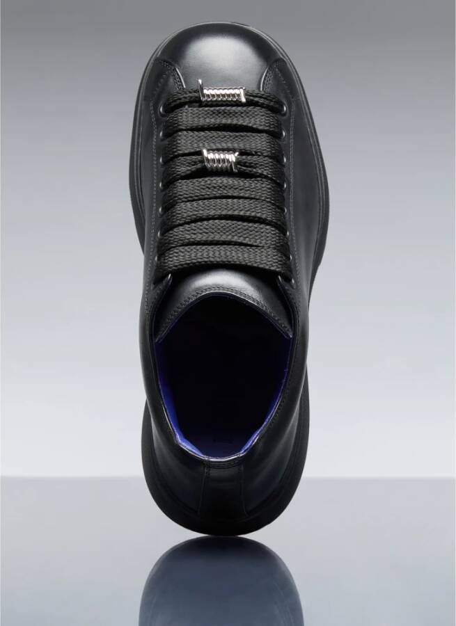 Burberry Chunky Leren Sneakers Black Heren