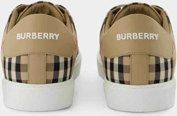 Burberry Controleer Sneakers Beige Dames