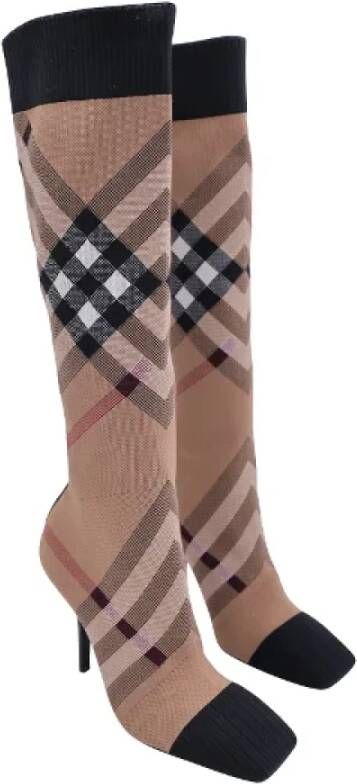 Burberry Cotton boots Brown Dames