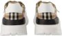 Burberry Sneakers met Vintage Check-patroon en klittenbandsluiting Beige Dames - Thumbnail 8