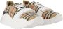 Burberry Sneakers met Vintage Check-patroon en klittenbandsluiting Beige Dames - Thumbnail 10