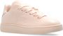 Burberry Roze Leren Sneakers met Equestrian Knight Motief Pink Dames - Thumbnail 10