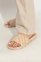 Burberry Sandalen Dive Check Sandals Synthetic Pink in beige - Thumbnail 3