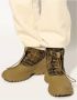 Burberry Geruite Geweven Laarzen met Rubber Overschoen Green Heren - Thumbnail 2