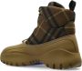 Burberry Geruite Geweven Laarzen met Rubber Overschoen Green Heren - Thumbnail 5