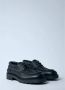 Burberry Equestrian Knight Leren Bootschoenen Black Heren - Thumbnail 2