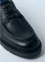Burberry Equestrian Knight Leren Bootschoenen Black Heren - Thumbnail 3