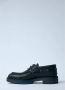 Burberry Equestrian Knight Leren Bootschoenen Black Heren - Thumbnail 4