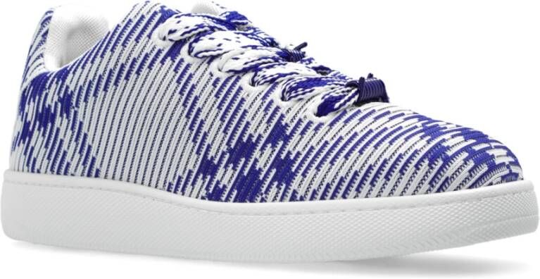 Burberry Gebreide Box sneakers Blue Heren