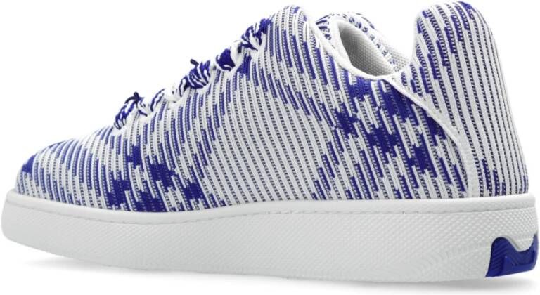 Burberry Gebreide Box sneakers Blue Heren